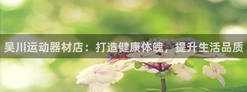 意昂3开户:吴川运动器材店:打造健康体魄,提升生活品质